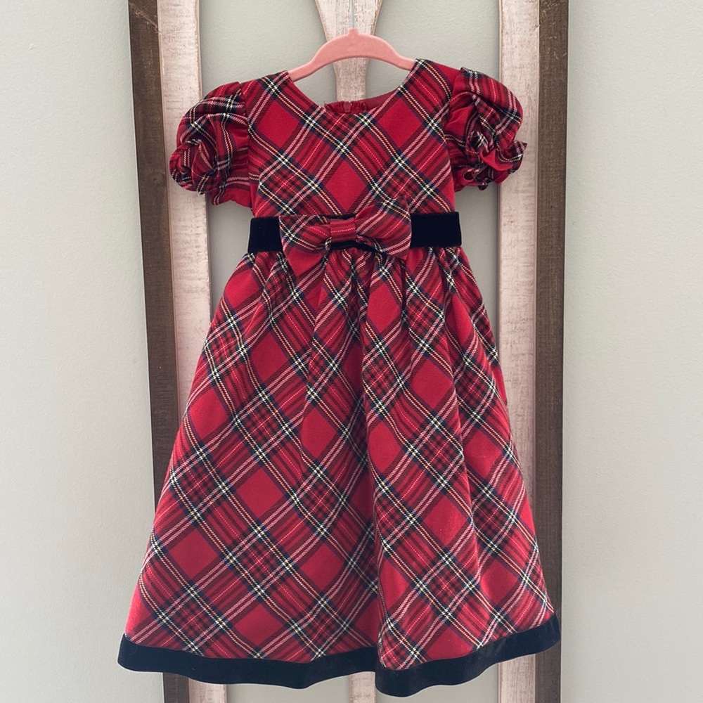 Plaid Christmas Dress 18-24 months